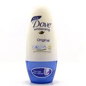 Dove Whitening Antiperspirant Deodorant Roll-on Original, Fresh Underarm (40ml) Product of Thailand.