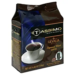 Braun 1319 Tassimo Signature Blend Regular Coffee Pods (16 Pack)