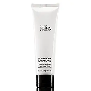 Jolie Liquid Body Kamaflage Concealing Makeup - Transfer/Water Resistant - Sweat Proof 3.3 oz. (Medium Kami)