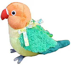 Nakajima Soft and Downy Bird Small Size Stuffed Plush Doll (Lovebird)