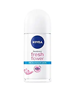 Nivea Fresh Flower Deodorant Roll-On Aluminum Free 50 ml / 1.69 fl oz