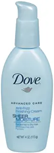 Dove Advanced Care Sheer Moisture Anti-Frizz Finishing Cream, 4 Ounce