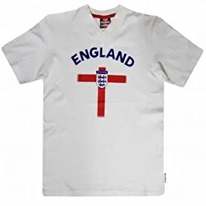 England 3 Lions Crest V-Neck T-Shirt