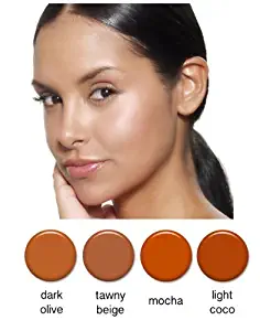 Art of Air 4pc TAN Complexion Professional Airbrush Cosmetic Makeup Set 1/2 oz bottles