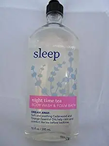 Bath & Body Sleep Night Time Tea Body Wash & Foam Bath 10 Oz