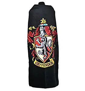 Black Harry Potter Gryffindor Crest Logo Cape/Beach Towel - Beach or bath towel