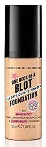 Soap And Glory One Heck Of A Blot All Day Liquid-To-Powder Foundation For Oily Skin - Happy Medium 30ml