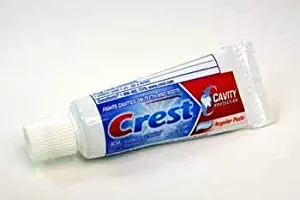 Crest Travel Size Regular Toothpaste - .85 Oz (Pack of 12)