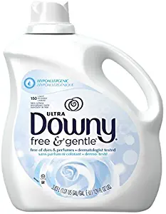 Downy Ultra Fabric Softener Free and Gentle Liquid 150 Loads, 129-Ounce by Downy