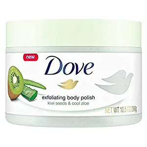 Dove Exfoliating Body Polish, Kiwi & Aloe, 10.5 oz (Pack of 2)