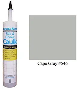 Color Fast Caulk Matched to Custom Building Products (Cape Gray Sanded)