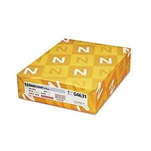 Neenah Paper 04631 CLASSIC CREST Paper, 24lb, 97 Bright, 8 1/2 x 11, Solar White, 500 Sheets