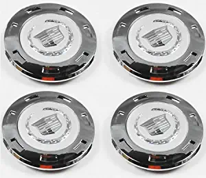 CC25 9596649 07-12 Cadillac Escalade Set 4PCS Chrome Crest 22" with 8" Wheel Center caps 07 08 09 2010 2011 2012