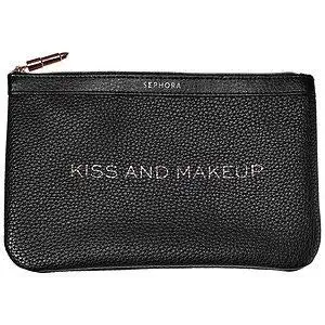 SEPHORA COLLECTION - Phrase Makeup Bag"Kiss And Makeup"