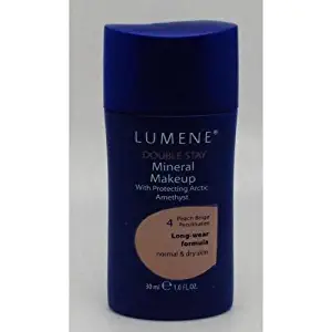 Lumene Double Stay Mineral Makeup for Normal and Dry Skin 1 Fluid Ounce - Number 4 Peach Beige