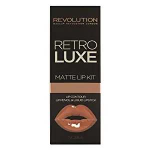 Makeup Revolution - Retro Luxe Matte Lip Kit - Noble