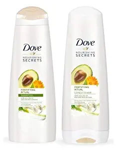 Dove Nourishing Rituals Fortifying Ritual Shampoo and Conditioner Set, 12 oz each (Set Contains 2 items)