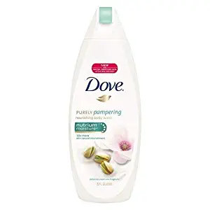 Dove Purely Pampering Pistachio Cream with Magnolia Nourishing Body Wash 500 mL with Free Ayur Soap