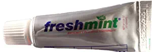 Freshmint Toothpaste, Unboxed, Metallic Tube, 0.6 oz, Pack of 144