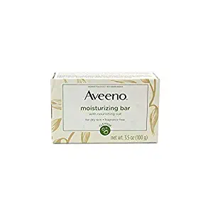 AVEENO Naturals Moisturizing Bar for Dry Skin 3.50 oz (Pack of 2)