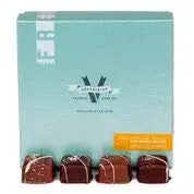 Milk and Dark Chocolate Sea Salt Caramels (Assorted Milk and Dark, 1.25 LB)