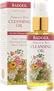 Badger Damascus Rose Face Cleansing Oil - 2 oz