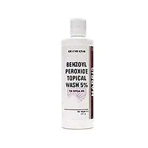 Harris Pharma 5% Benzoyl Perox Wash, 8 Ounce