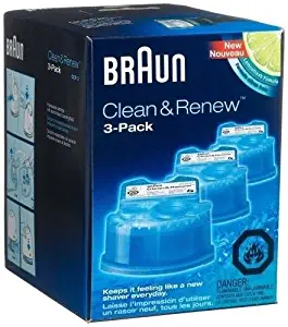 NEW Braun Series 3 5 7 CCR3 Shaver Clean & Renew Refills CONTAINS 3-Pack Men