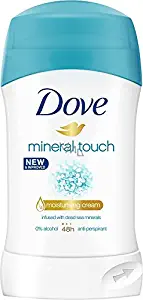 DOVE STICK Antiperspirant deodorants 40ML/1.76OZ (Mineral Touch, 3X40ML/1.4OZ)