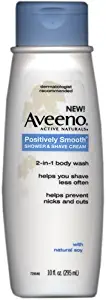 Aveeno Active Naturals Positively Smooth Shower & Shave Cream 10 fl oz (295 ml)