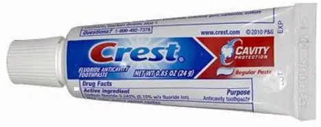 Crest, Cavity Protection Fluoride Anticavity Toothpaste, 0.85 Oz Travel Size (50 Pack)