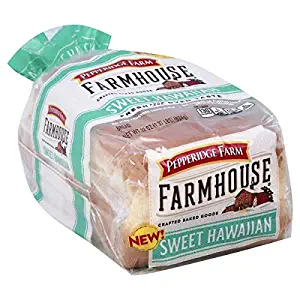 PEPPERIDGE FARM FARMHOUSE SWEET HAWAIIAN BREAD LOAF 22OZ