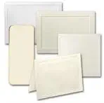 Neenah Classic Crest Cards and Folders A7 (5" x 7" )| Color| SOLAR WHITE;Quantity| 50;Type of Card| PANEL FOLDER