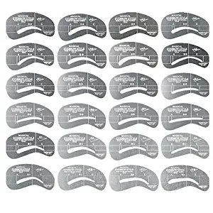 24 Styles Eyebrow Models Eyebrows Templates Stencils DIY Makeup Styling Tools liyhh