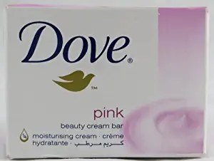 Dove Pink/Rosa Beauty Cream Bar Soap 3.5 Oz / 100 Gr (Pack of 12 Bars)