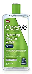 CERAVE Hydrating Micellar Water Ultra Gentle Cleanser 10oz, pack of 1