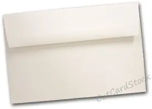 Classic Crest A1 Square Flap Envelopes - 250 Pack (Classic Natural White)