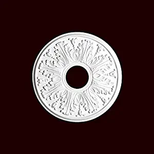 Ceiling Medallion 16 Inch Diameter by Chemcrest # RM37559-16 Primed White Polyurethane