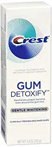 Crest Gum Detoxify Gentle Whitening, 4.1 Ounce (Pack of 3)