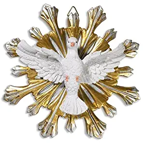Religious Gifts Confirmation Keepsake Gift Holy Spirit of God 7 Inch Wall Plaque Trinity Dove Statue