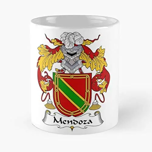 Mendoza Coat Of Arms Family Crest Coats - Funny Gifts For Men And Women Gift Coffee Mug Tea Cup White 11 Oz.the Best Holidays.