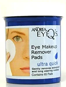 Andrea Eye Q's 65's Ultra Quick Eye Makeup Remover Pads (Case of 6)