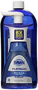 Dawn Platinum Erasing Dish Foam, Dishwashing Soap Pump And Refill Fresh Rapids Scent Kit