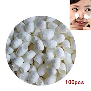 CASA SHOP Silkworm Balls Purifying Whitening Exfoliating Scrub Blackhead Remover Natural