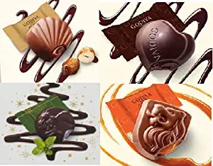 Godiva Chocolatier Masterpiece Chocolates - Gourmet Chocolates - Individually Wrapped- 2 Lbs./100 Count - Perfect for Gifts, Candy Bowls, Office Treats, Entertaining (Assorted Flavors)