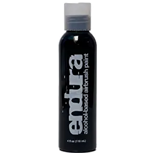 4 oz Black Endura Ink Alcohol Based Airbrush Makeup