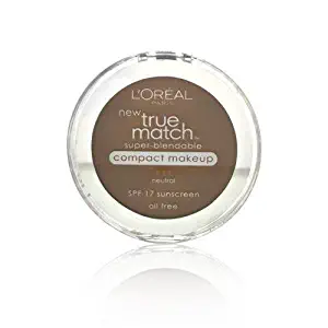 L'Oreal Paris True Match Super-Blendable Compact Makeup, Honey Beige, 0.3 oz.