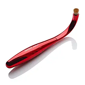 EDTara Fashion Creative Curved Shape Red Makeup Brush Eyeshadow Eyeliner Lip Cosmetic Brush Tools