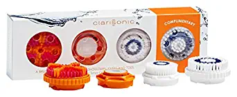 Clarisonic Smart Profile Brush Head Replacement | For Face, Body, and Feet Cleansing | 4 pack