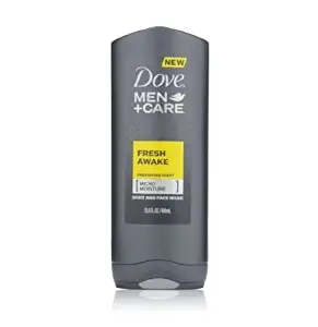 Dove Men + Care Body and Face Wash, Fresh Awake, 13.5 Ounce (2 Pack)